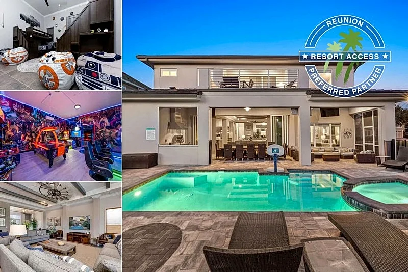 Reunion Manor | Amazing Games Room | Kids Bedrooms | 6 Miles to Disney