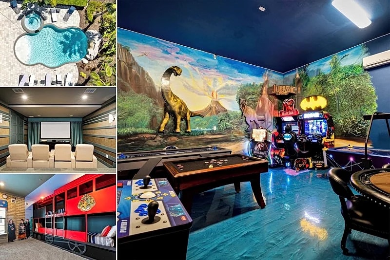 Purpose Built Vacation Home | Games Room | Theater Room | Themed Bedroom | Private Pool
