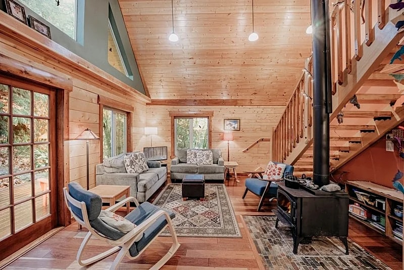 Glacier Springs Cabin #21 - Log Cabin - Wi-Fi - Pets Ok in Glacier, Washington, United States — photo 3