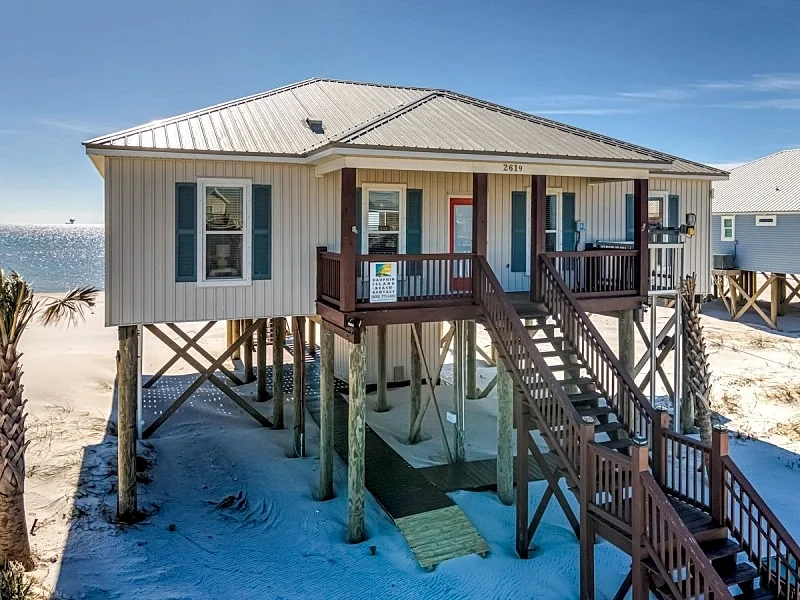 Private gulf front pool, pet-friendly, on beach! - Sonny Side