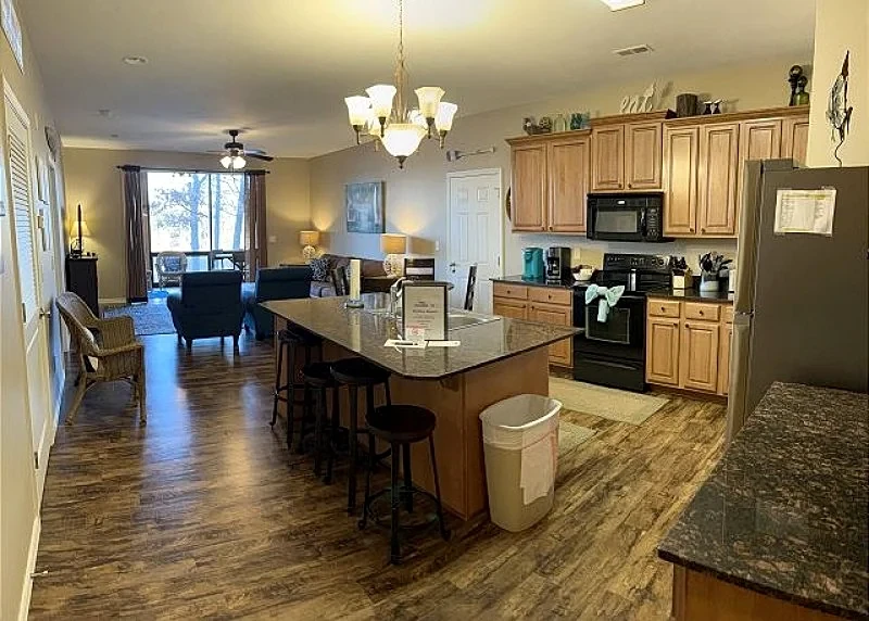 3 BR, 3 Bath, with Dock Access. Lower level with walkout to the lake.