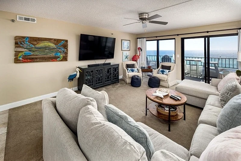 Surf Dweller 712: Phenomenal top floor,end unit,GULF-FRONT VIEW, 2 bed/2 bath in Fort Walton Beach, Florida, United States — photo 2