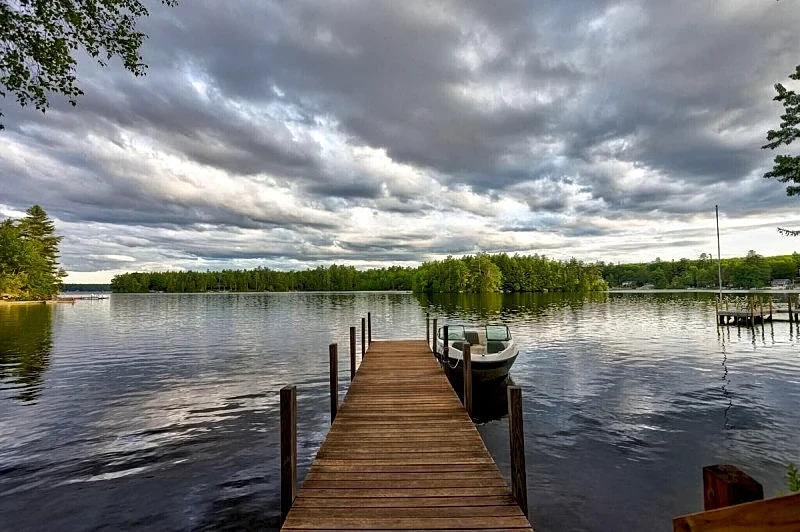 Pet Friendly Winnipesaukee Waterfront Home Sleeping for 8