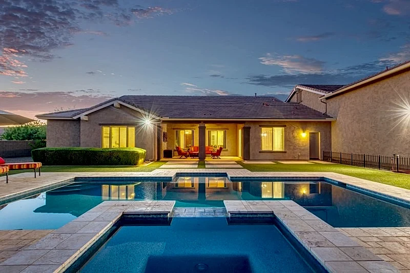 Executive Luxury Rental! Stunning Heated Pool/Spa Home and Backyard! in Queen Creek, Arizona, United States — photo 2