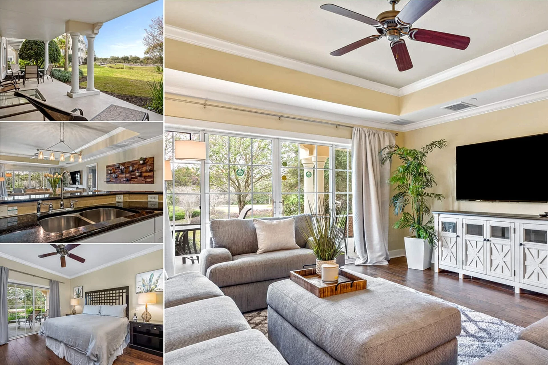 Condo with Open Access | Porch | Reunion Resort