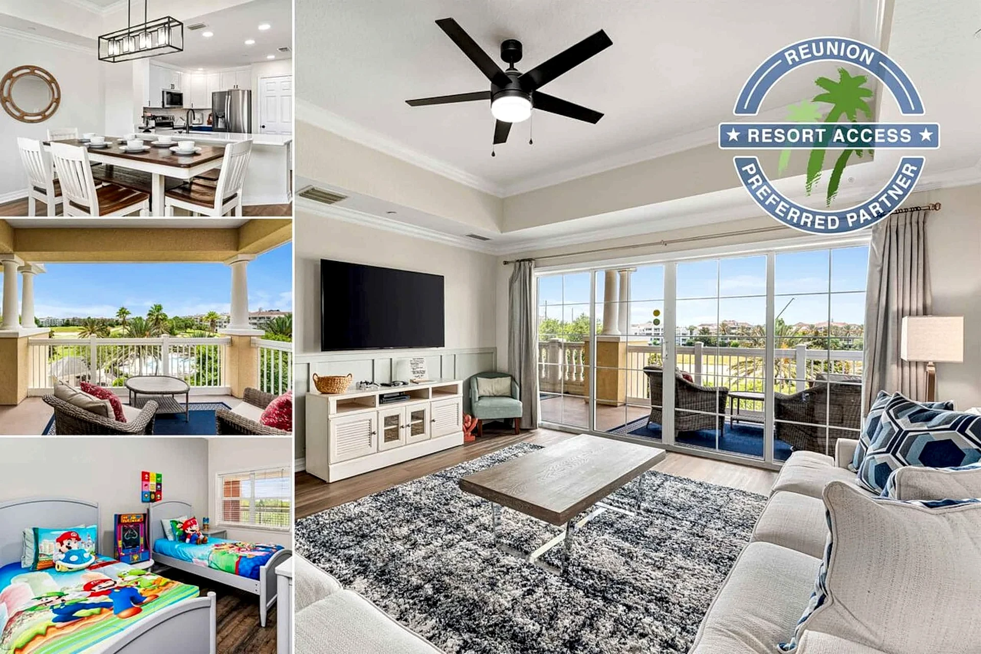 Condo with Pool Views and Kids Bedroom, Near Attractions