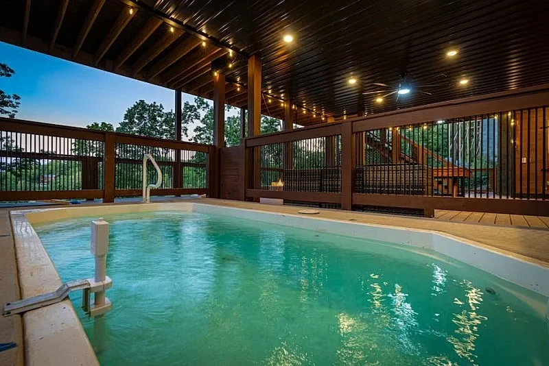 Happily Ever After Romantic Cabin w/ Pool, Hot Tub & Fire Pit in Sevierville, Tennessee, United States — photo 5