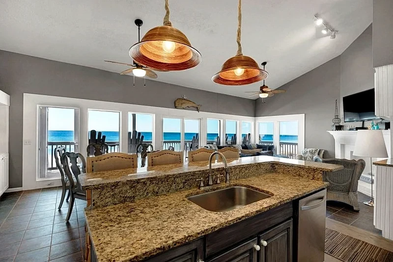Beautiful Corner (End) Unit with Wrap-Around Balcony and Western Sunset Views