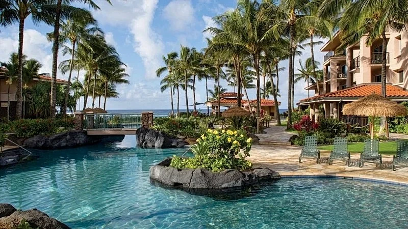 Marriott's Waiohai Beach Club, Oceanfront resort! 2 bedroom villa!