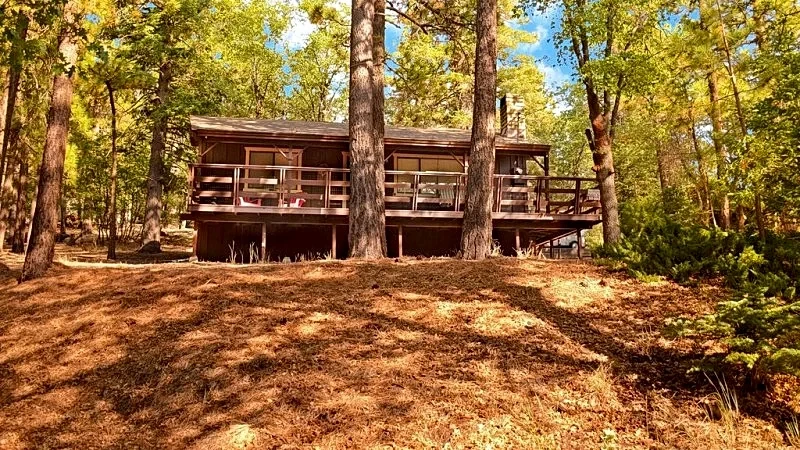 1mi to Bear Mountain! Modern romantic cottage, WiFi, fireplace, vaulted ceilings in Big Bear, California, United States — photo 2