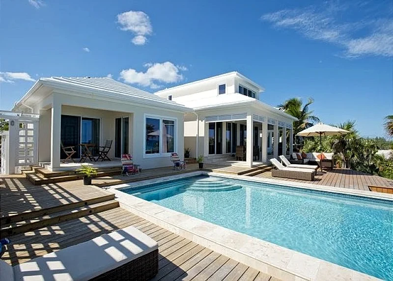 Brand New Beachfront Home w/Private Pool on Prestigious Banks Road Near Tippy