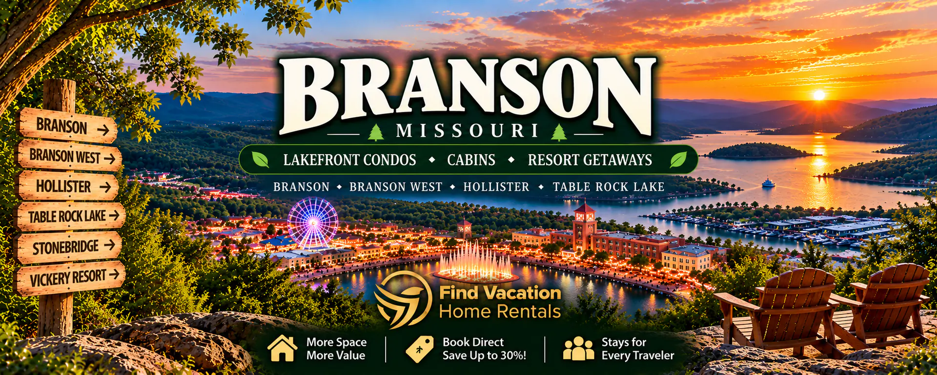 Where to Stay in Branson: Lakefront Condos, Cabins & Resort Getaways
