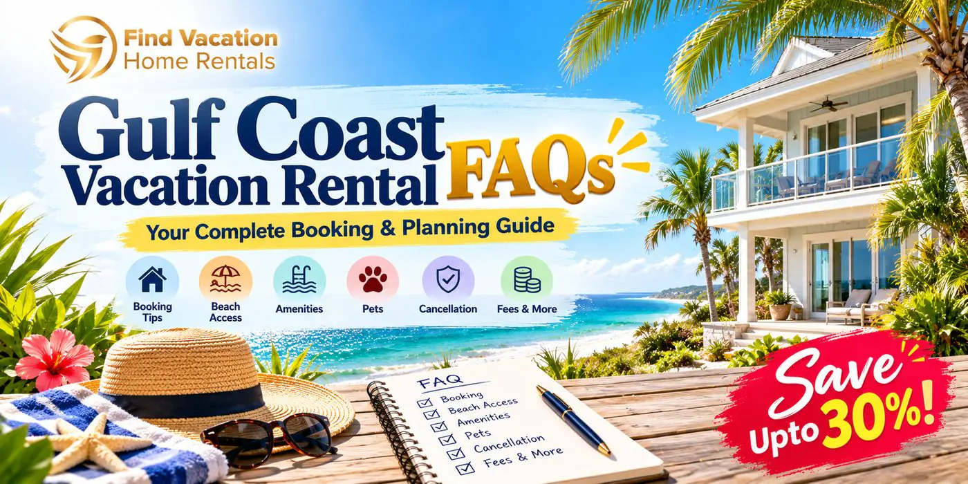 Gulf Coast Vacation Rental FAQs: Your Complete Booking & Planning Guide