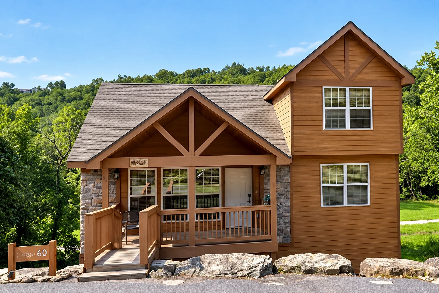 Roark Creek Cabin L060 - 2BR End Unit at StoneBridge